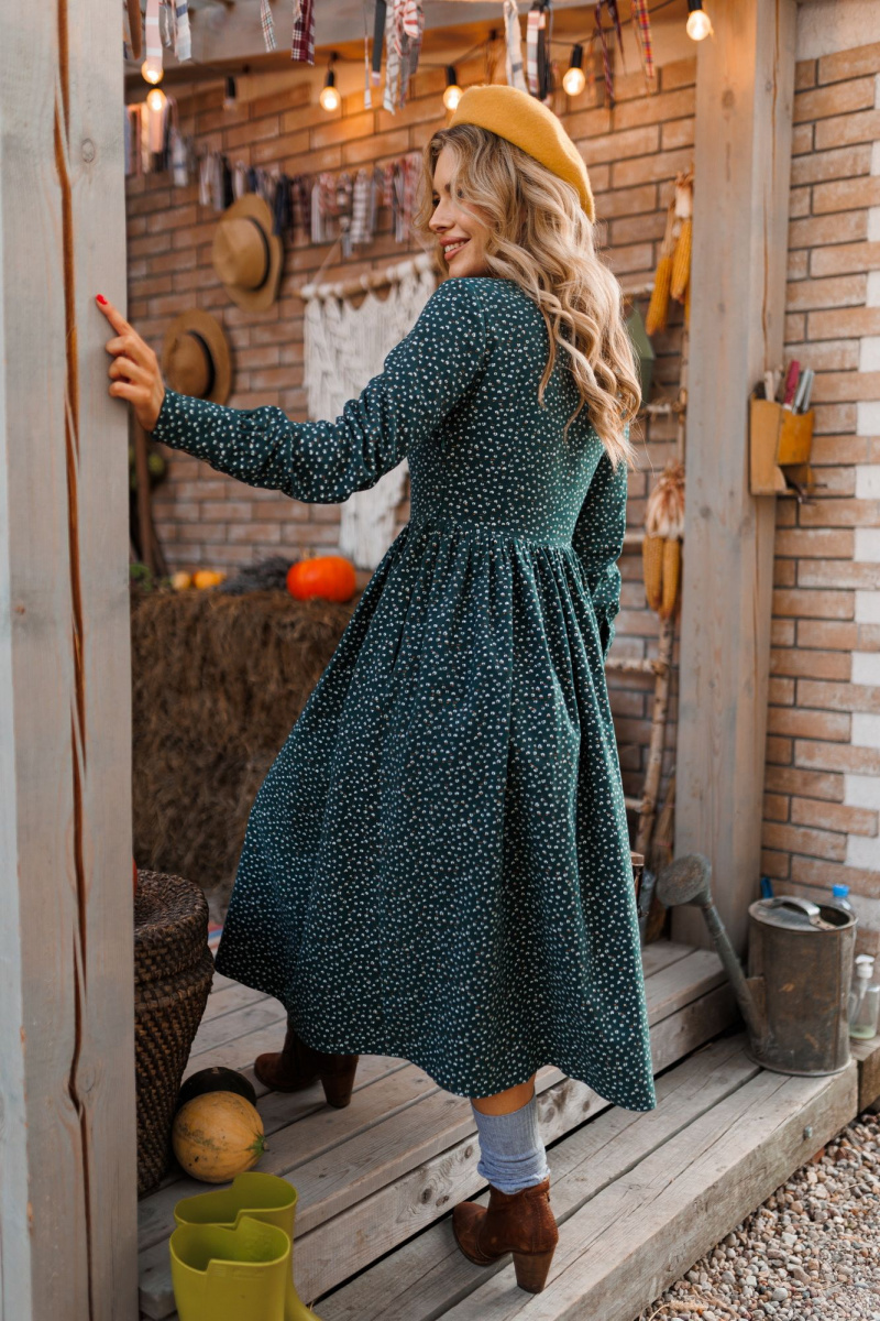 Платья Marshop М131-Д зеленый