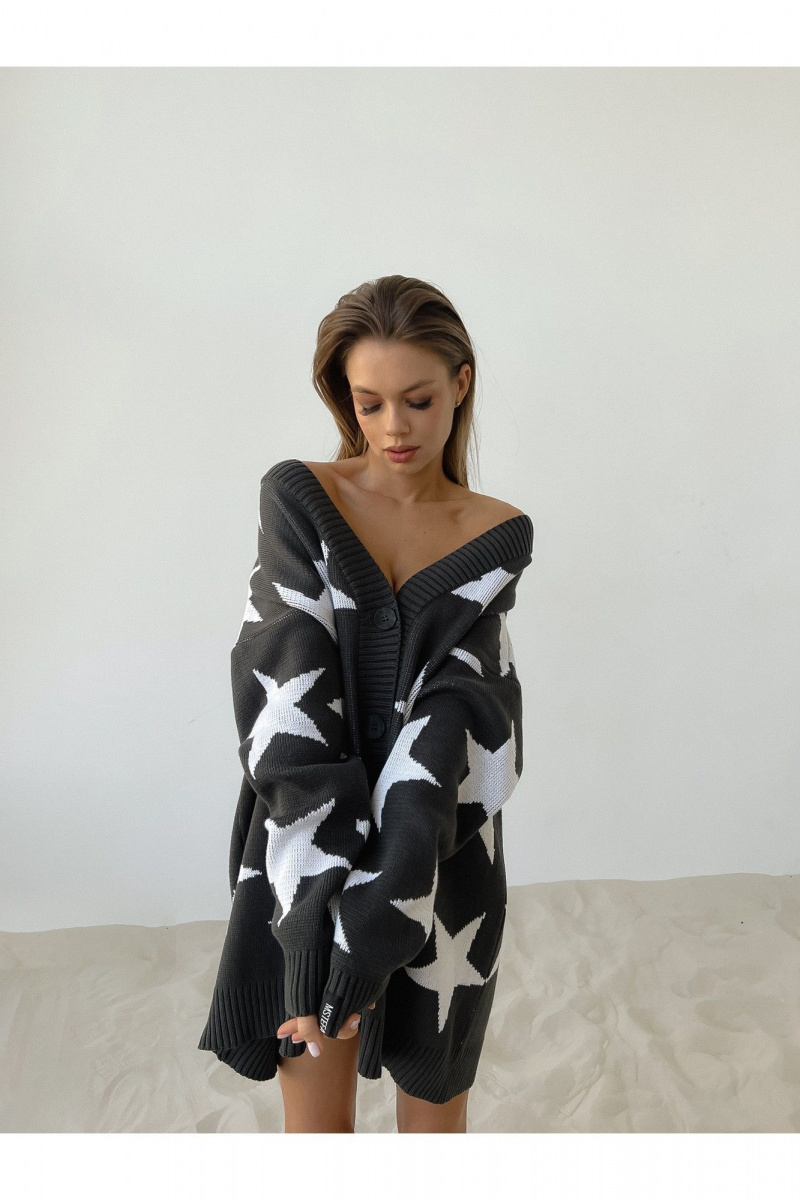 Кардиганы MSTEFA 94465111160 графит