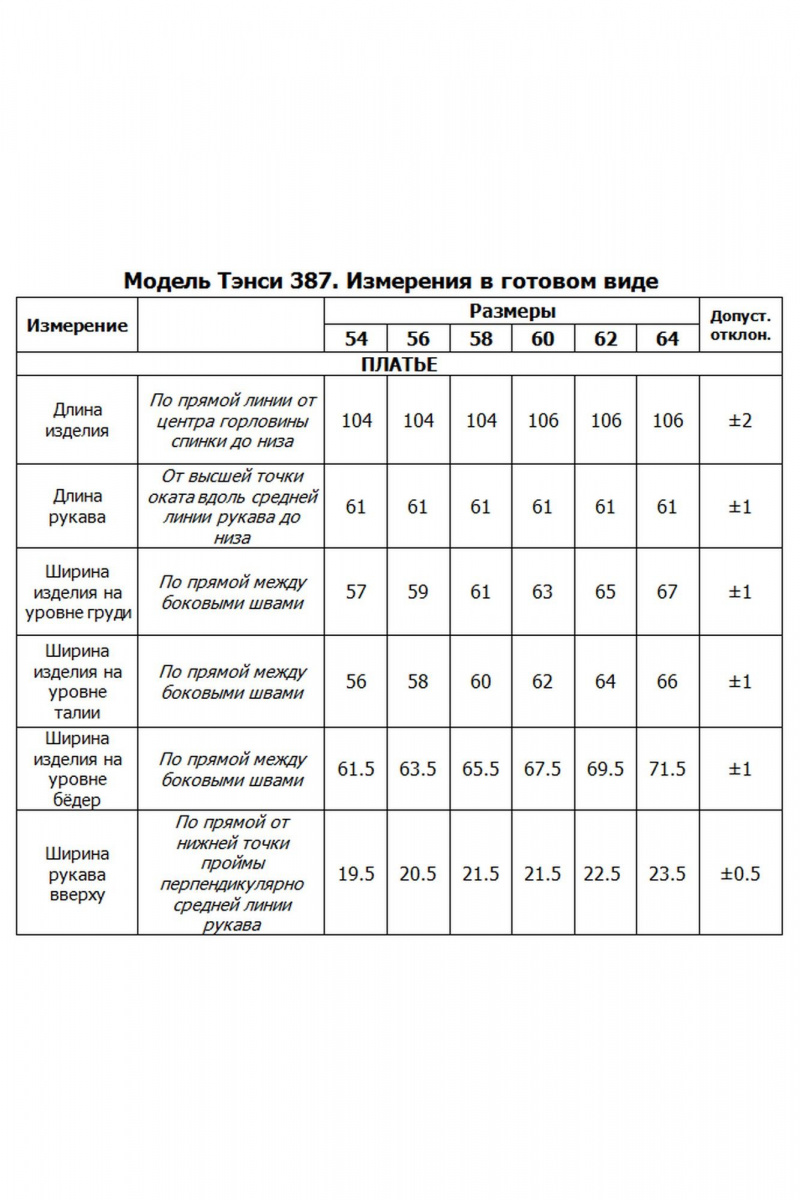 Платья Tensi 387