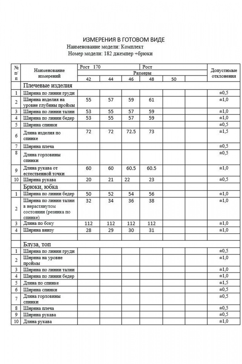Брючный комплект DAVA 182 черный-фуксия
