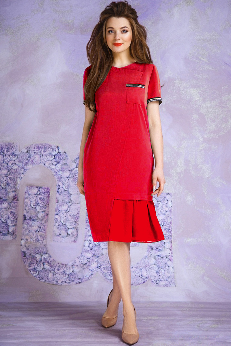 Платье Магия моды 1403 красный