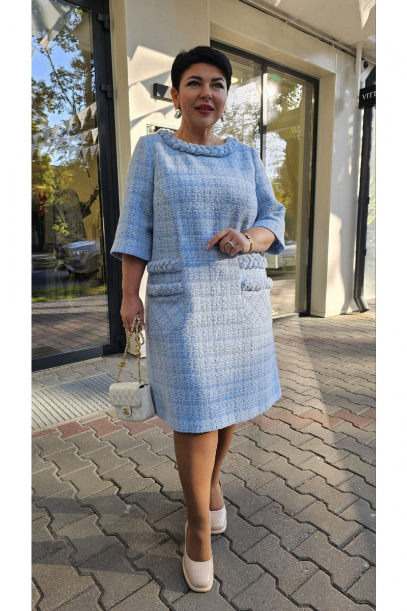 Платья Vittoria Queen 23373 голубой