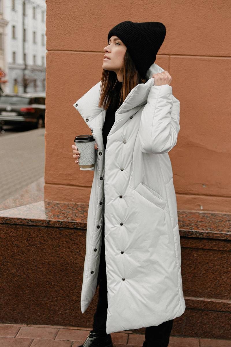 Женская куртка Kod.wear 101 светло-серый