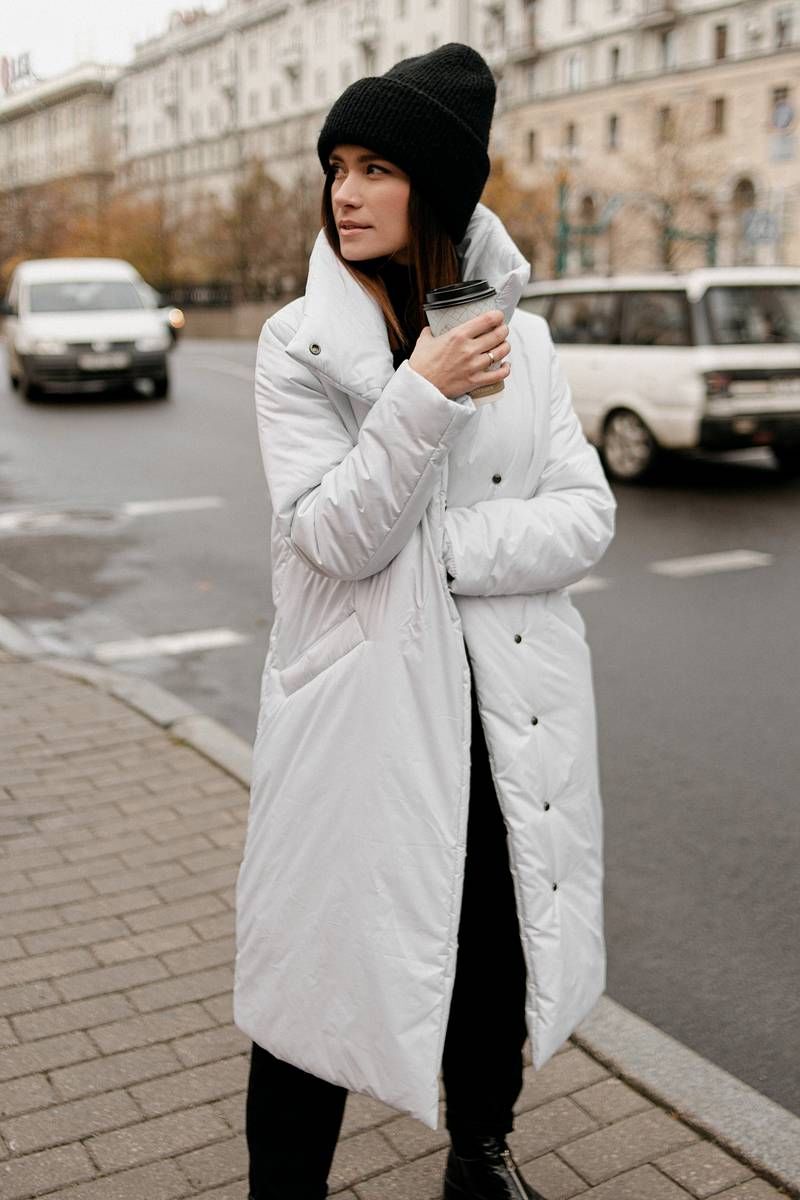 Женская куртка Kod.wear 101 светло-серый