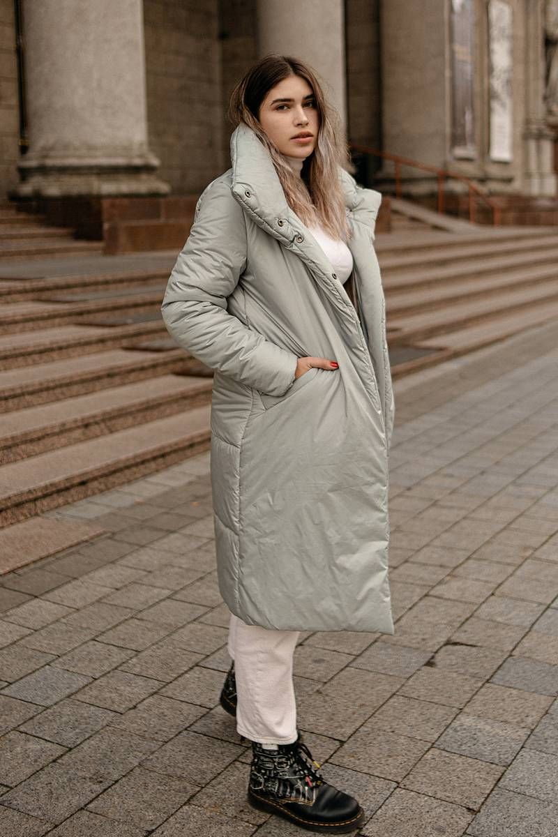 Женская куртка Kod.wear 101 серый