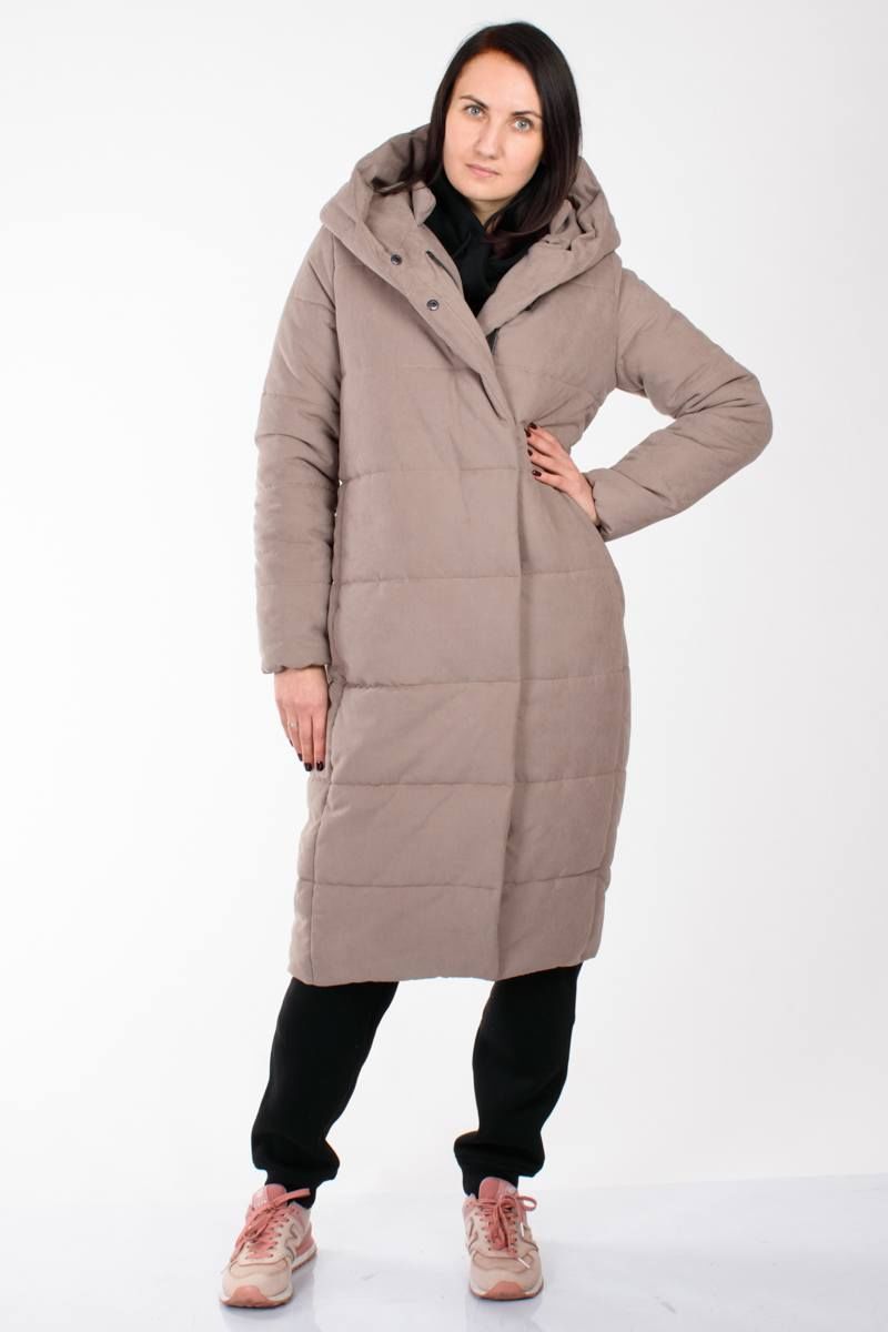 Женское пальто Weaver 7115 капучино