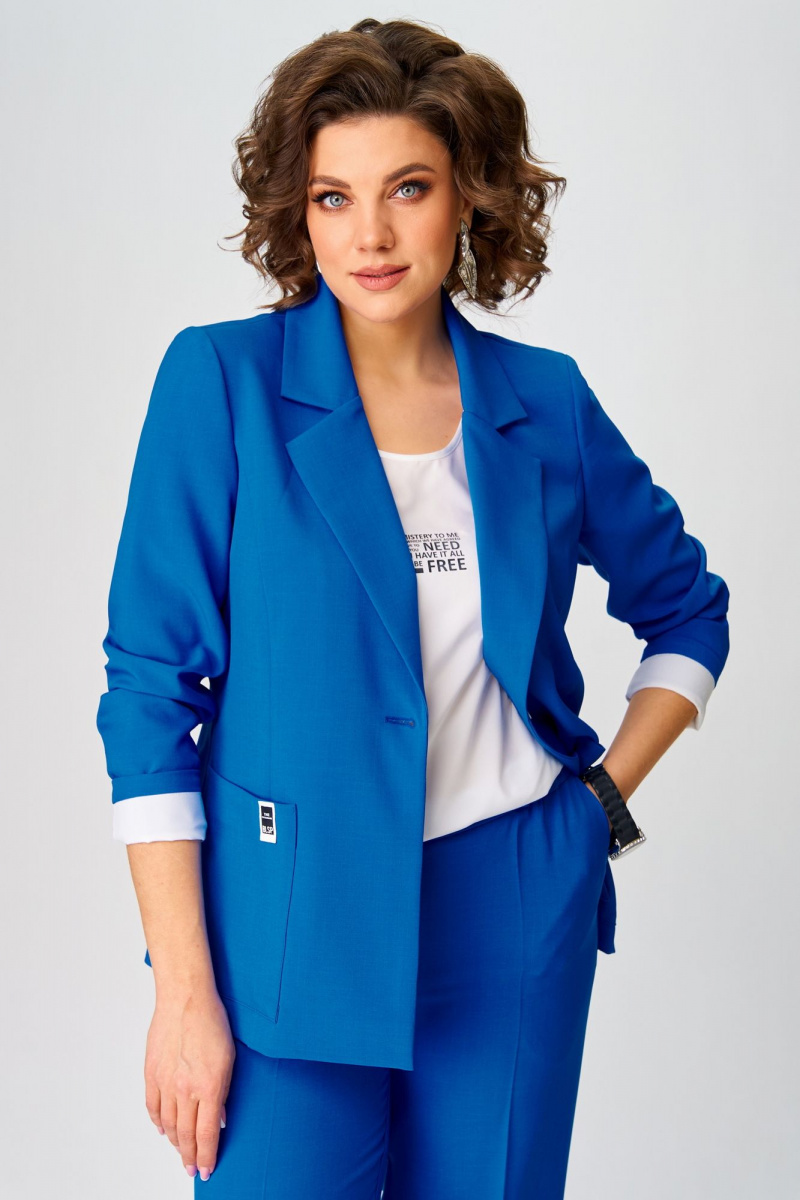 Брючный комплект Aira Style 24218 синий