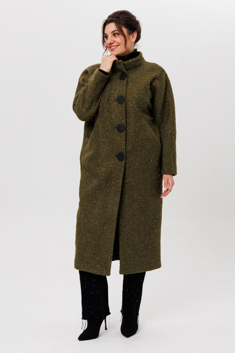 Женское пальто Michel chic 363/1 хаки