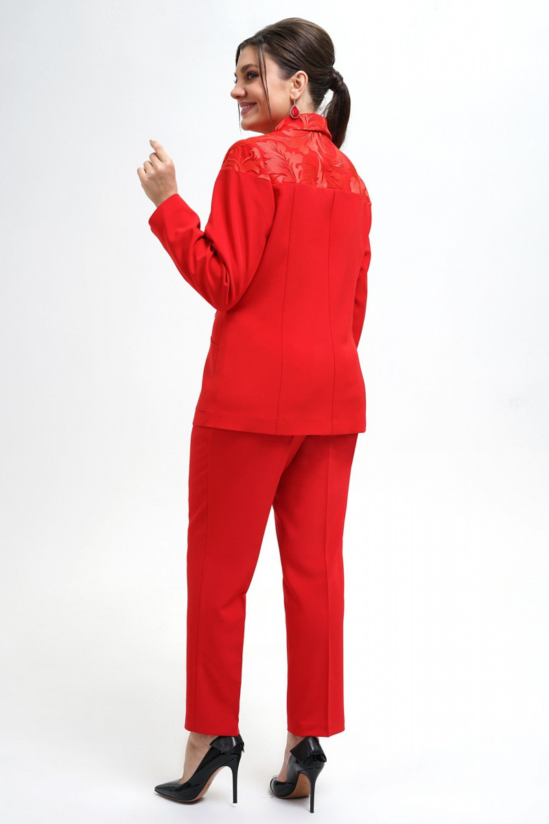 Брючный костюм Alani Collection 2295 красный