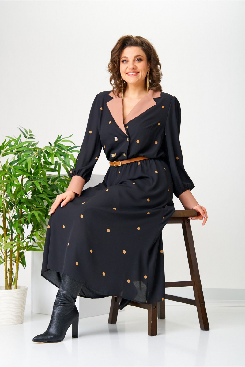 Платья AVA fashion М-104 черный