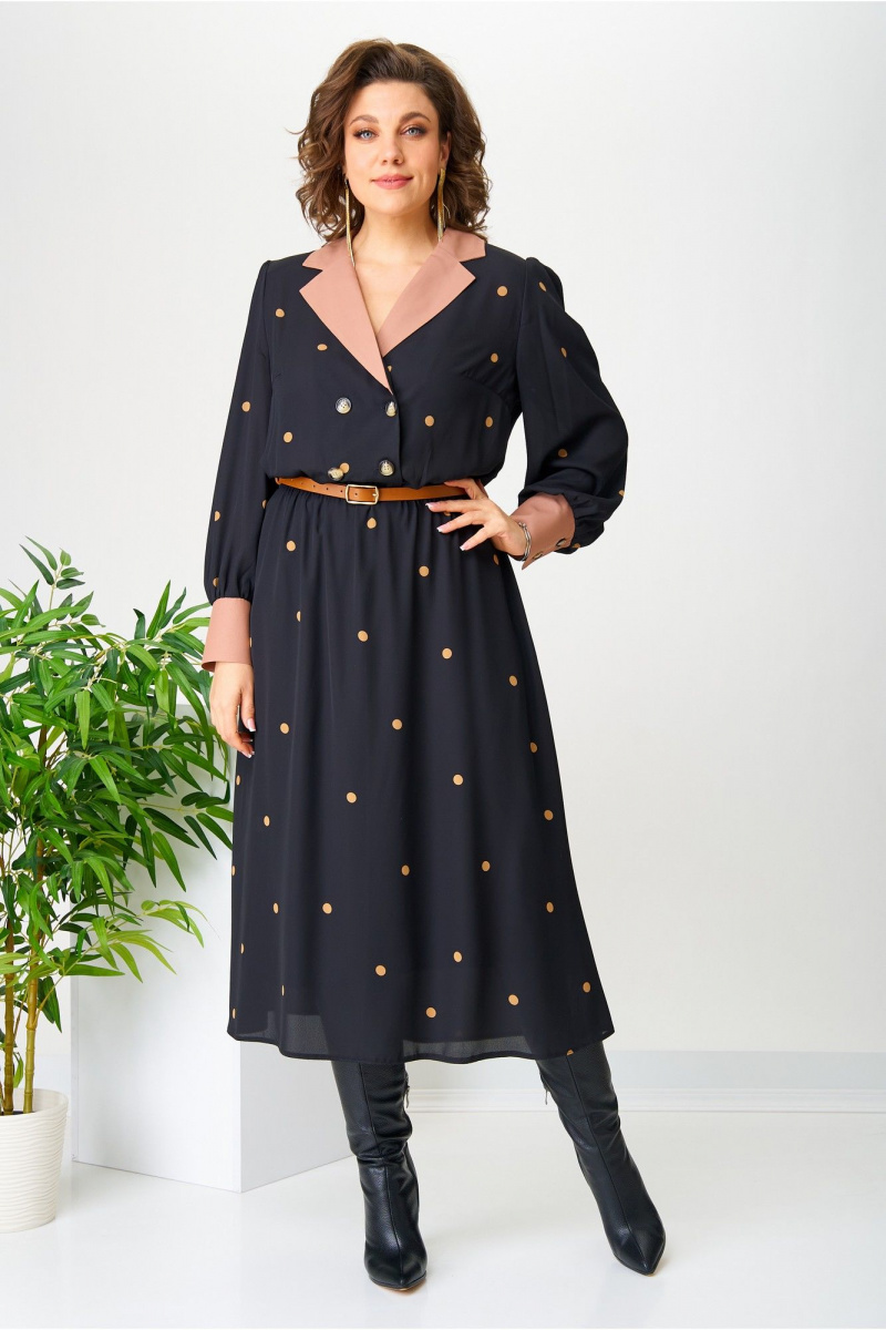 Платья AVA fashion М-104 черный