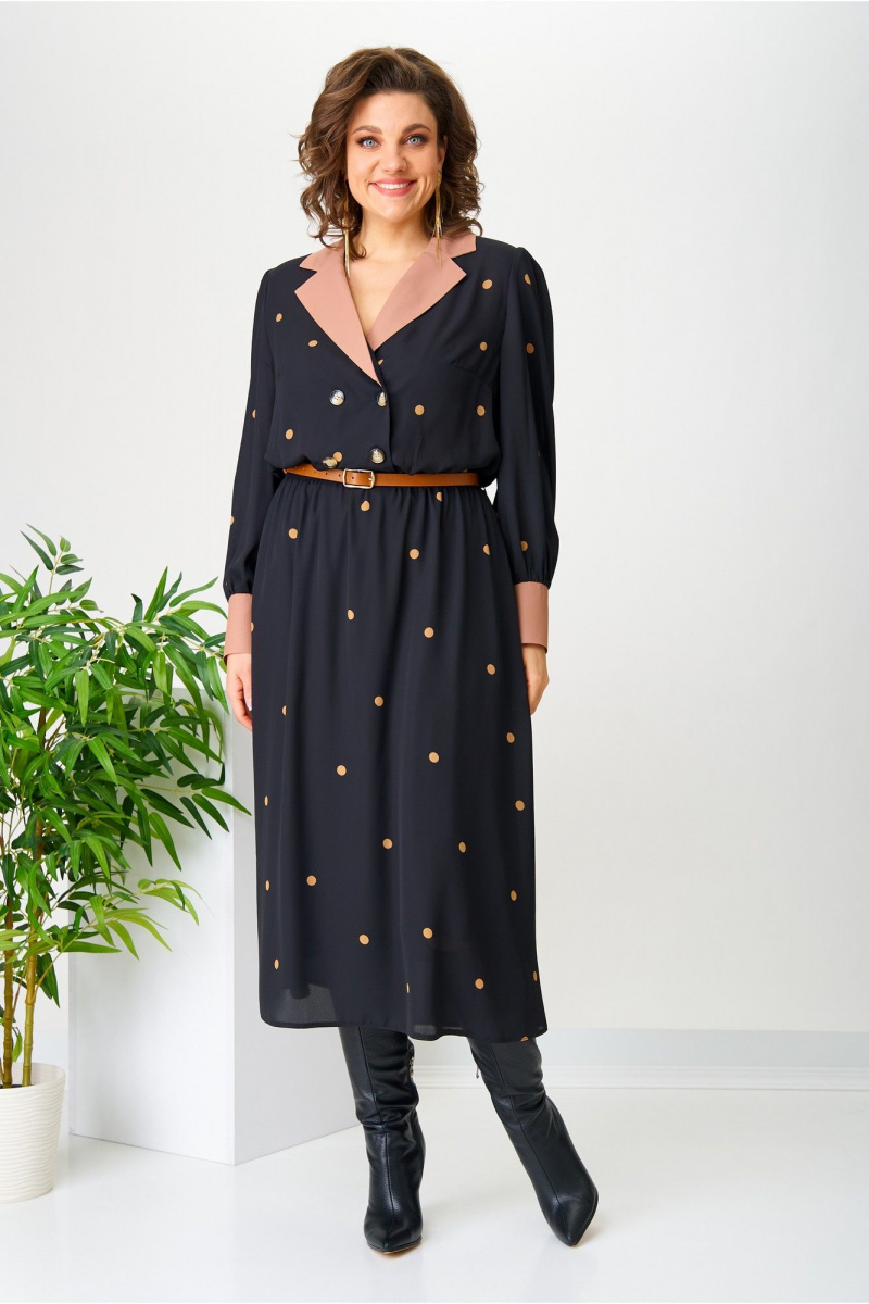 Платья AVA fashion М-104 черный