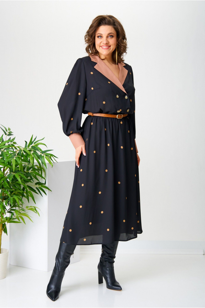 Платья AVA fashion М-104 черный