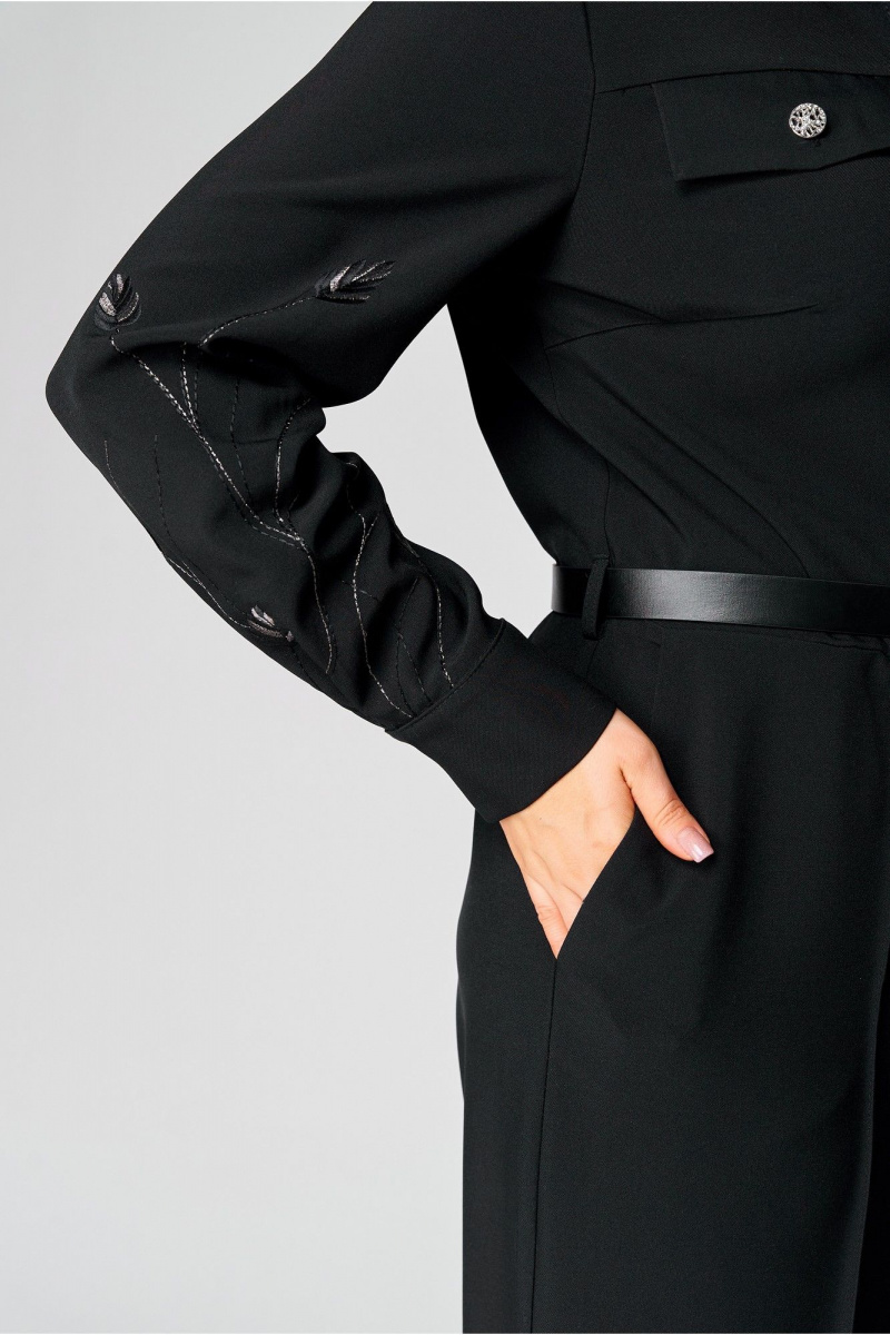 Женский комбинезон AVA fashion М-108 черный