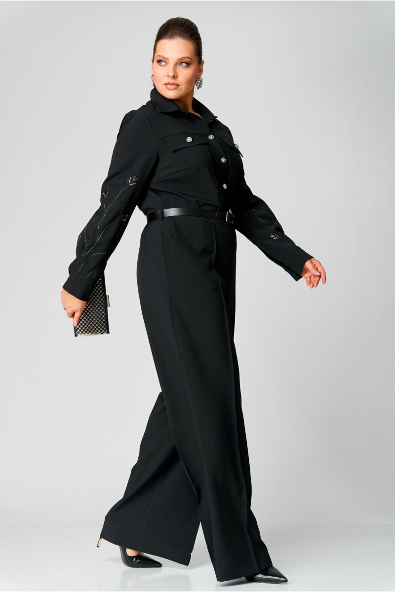 Женский комбинезон AVA fashion М-108 черный