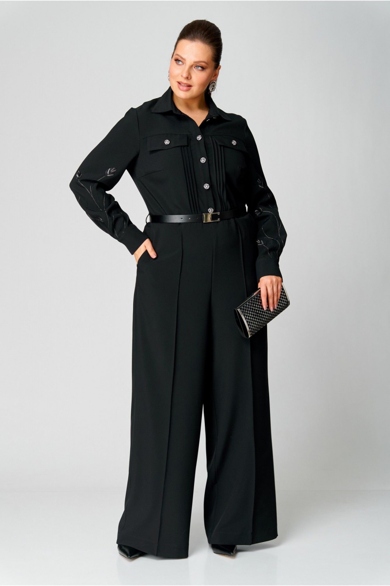 Женский комбинезон AVA fashion М-108 черный