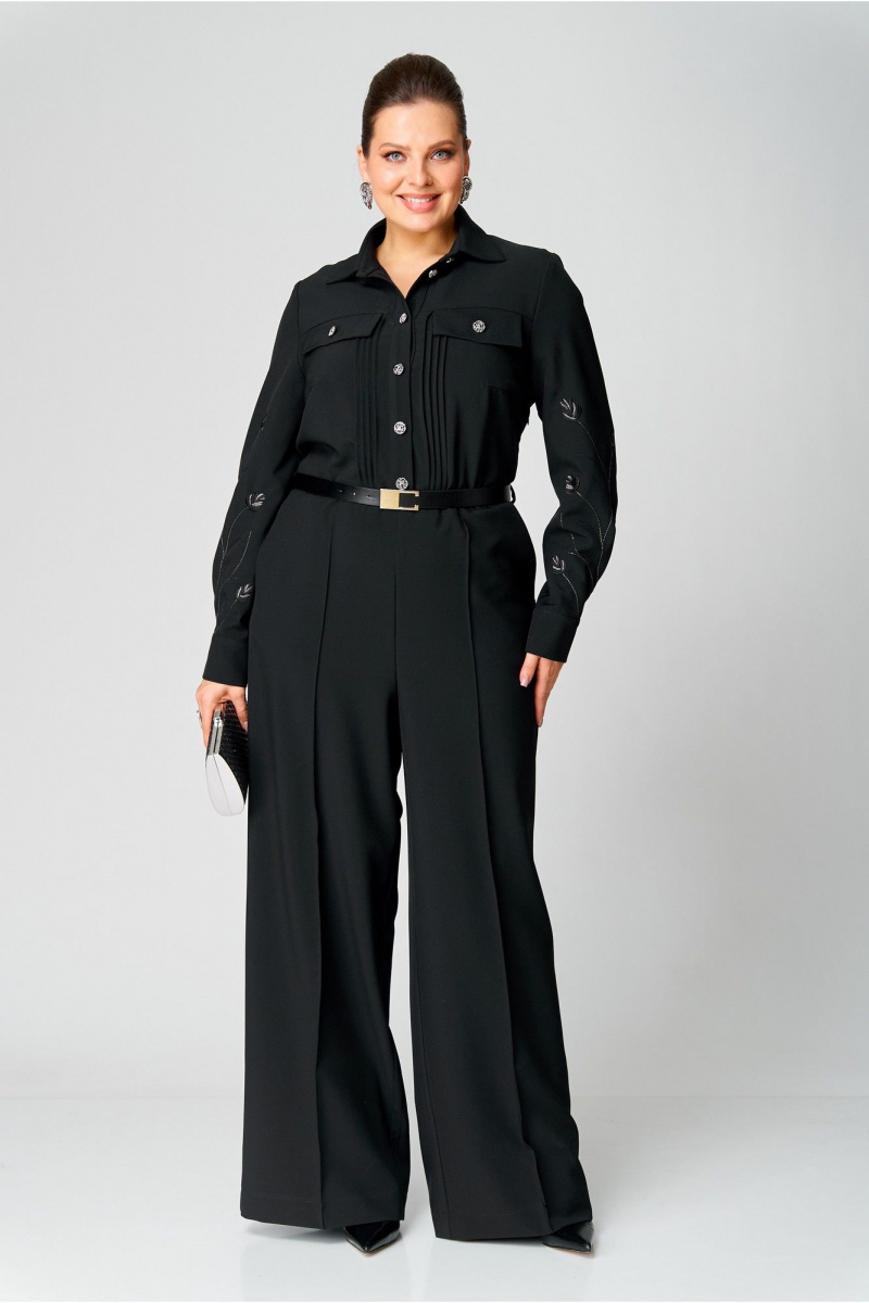 Женский комбинезон AVA fashion М-108 черный