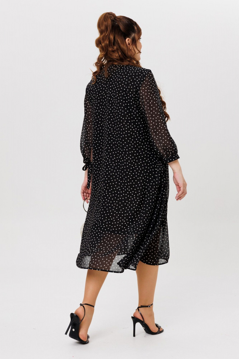 Платья Michel chic 2164 черный,горох