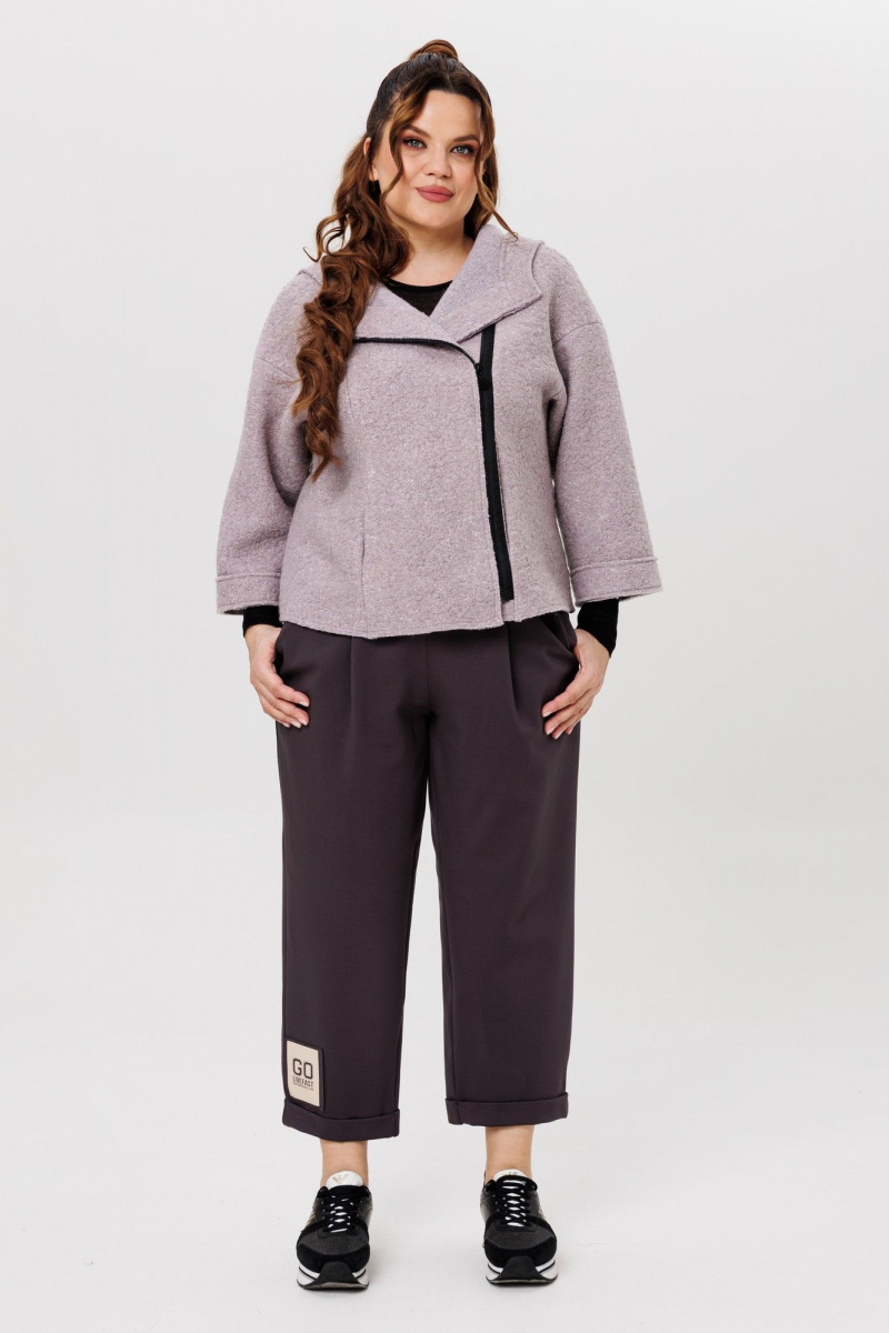 Брючный костюм Michel chic 1357/1 графит,серый_кварц