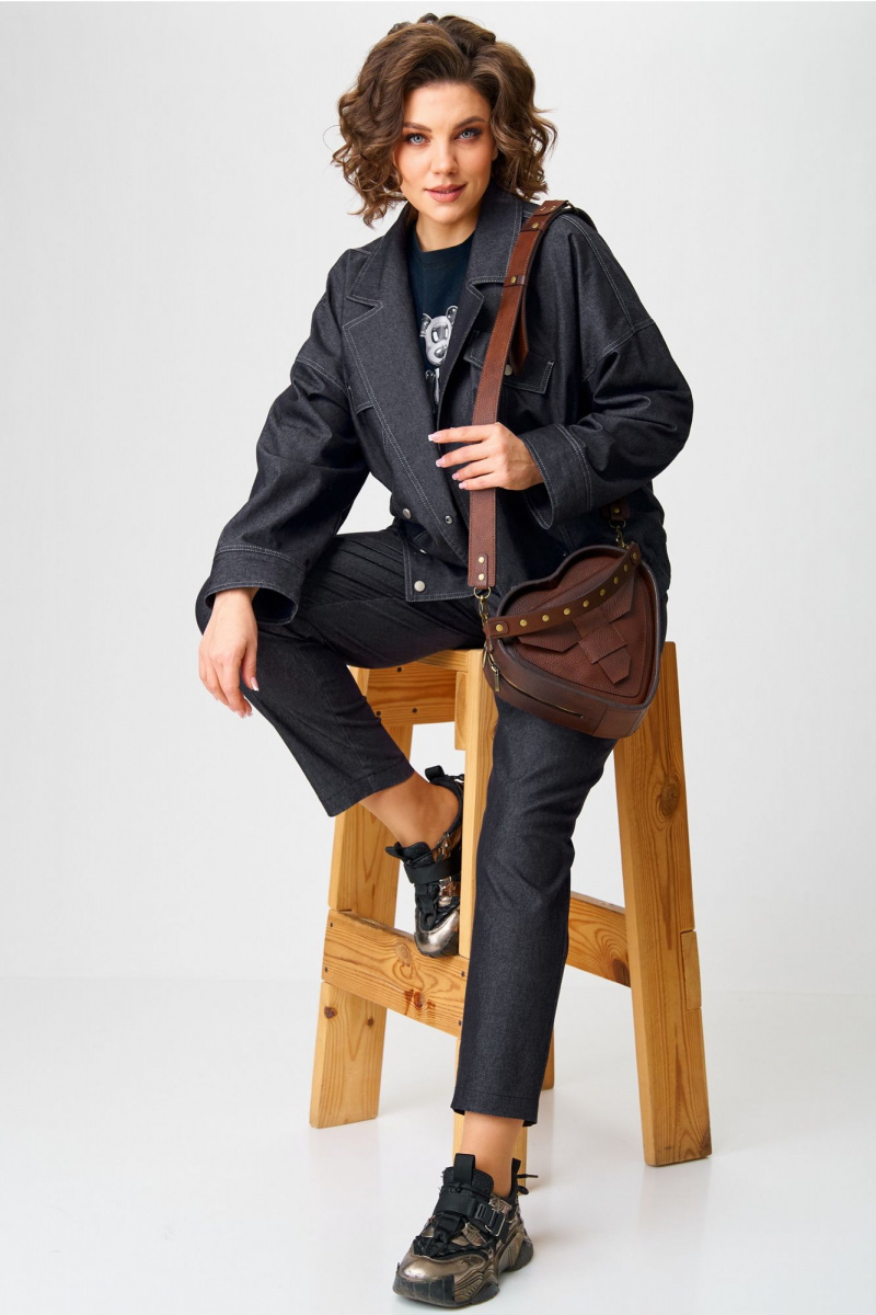 Брючный комплект Aira Style 24219 графитовый