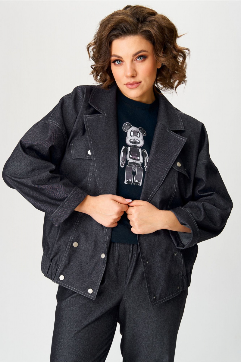 Брючный комплект Aira Style 24219 графитовый
