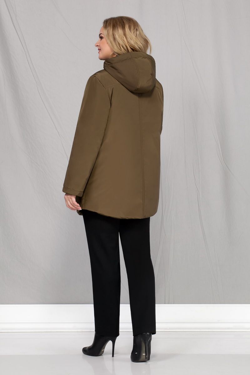 Женская куртка Ивелта плюс 902 коричневый