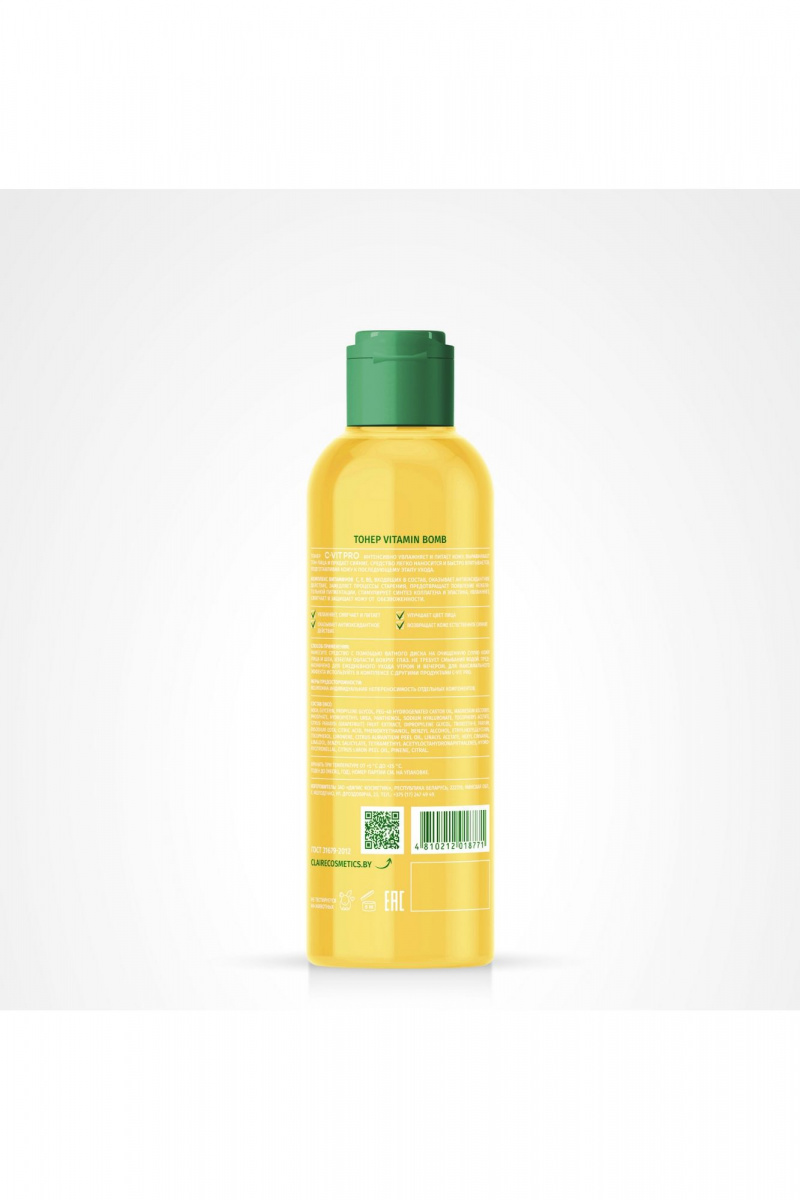 Тоники и лосьоны Claire Cosmetics C-VIT PRO VITAMIN BOMB Мультивитаминный тонер