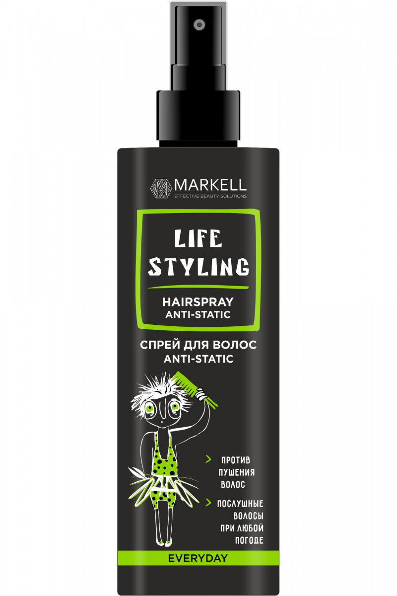 Несмываемые средства MARKELL #LIFESTYLING Спрей для волос Anti-static