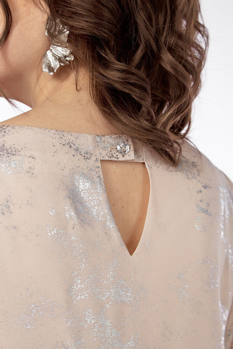 Платья Alani Collection 2310 беж+напыление