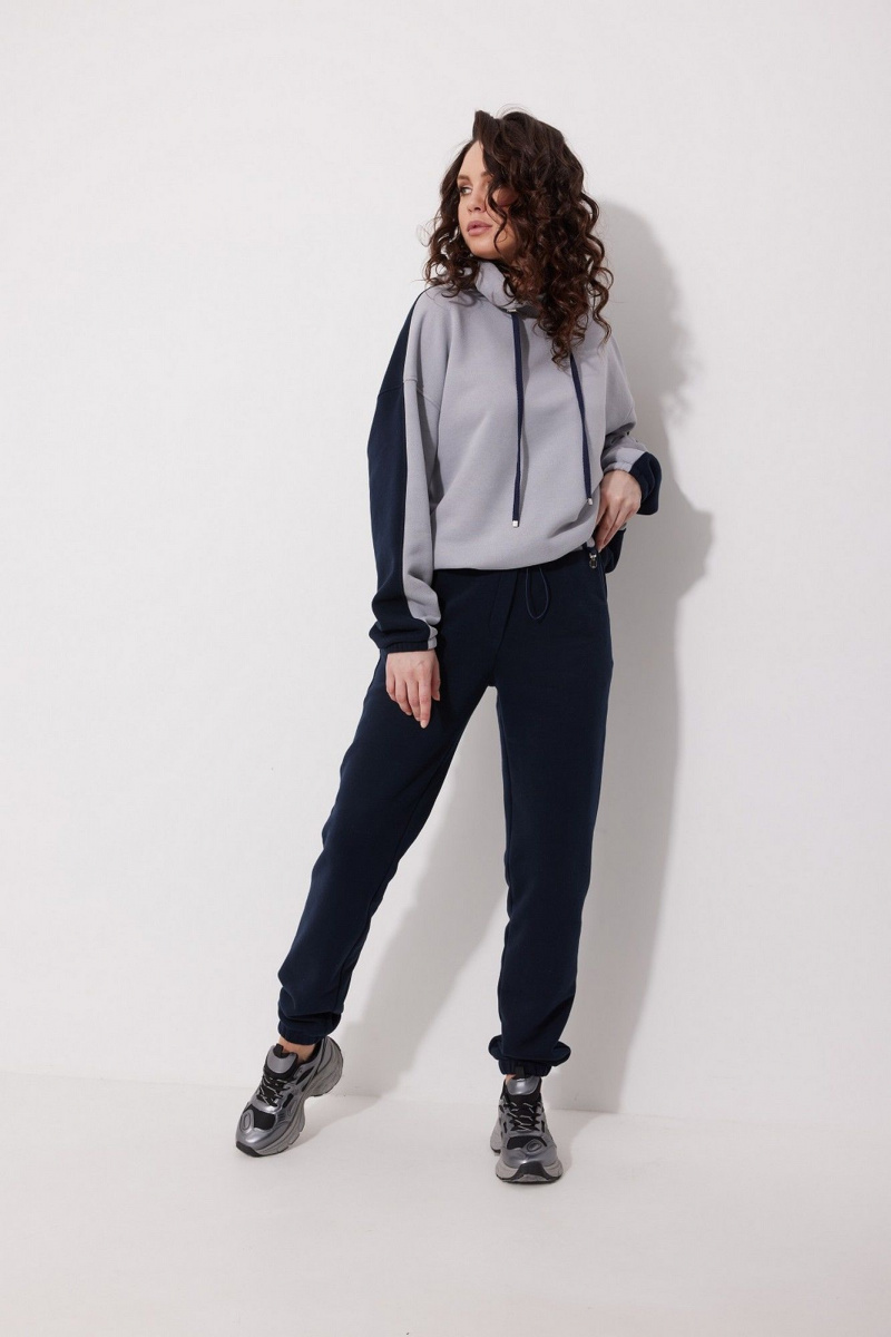 Толстовки и олимпийки MG Wear 2243 сине-серый