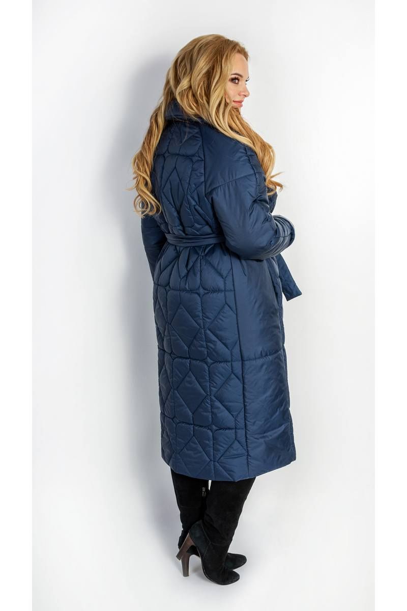 Женское пальто TrikoTex Stil М3820 синий