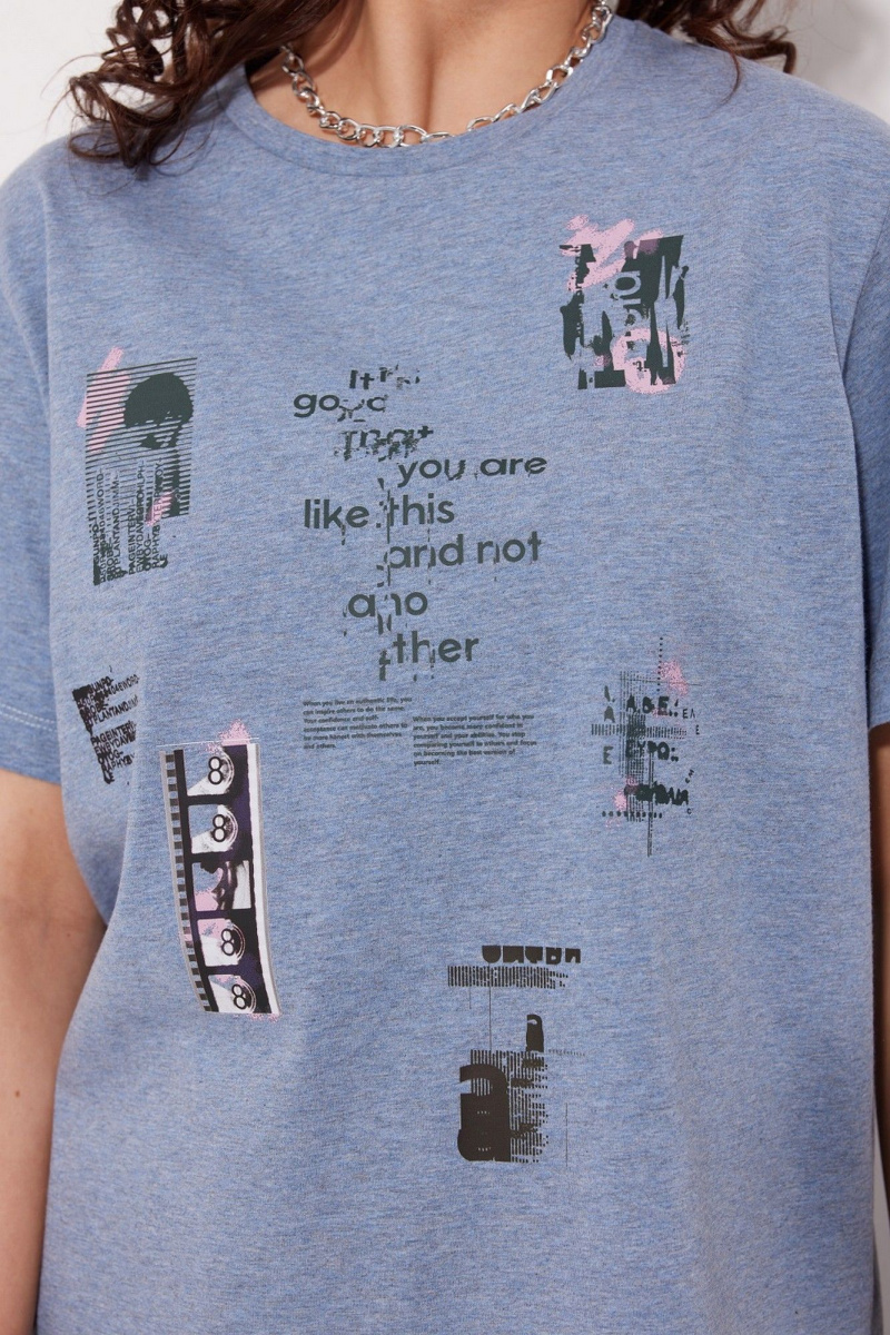 Майки MG Wear 2261 синий_меланж