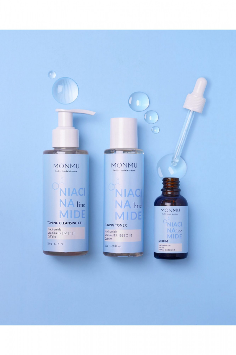 Тоники и лосьоны MONMU NIACINAMIDE Toning tonic, 150g