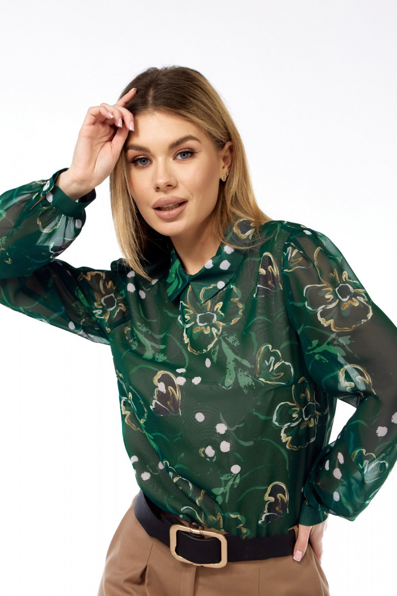 Блузы Talia fashion 439 зеленый