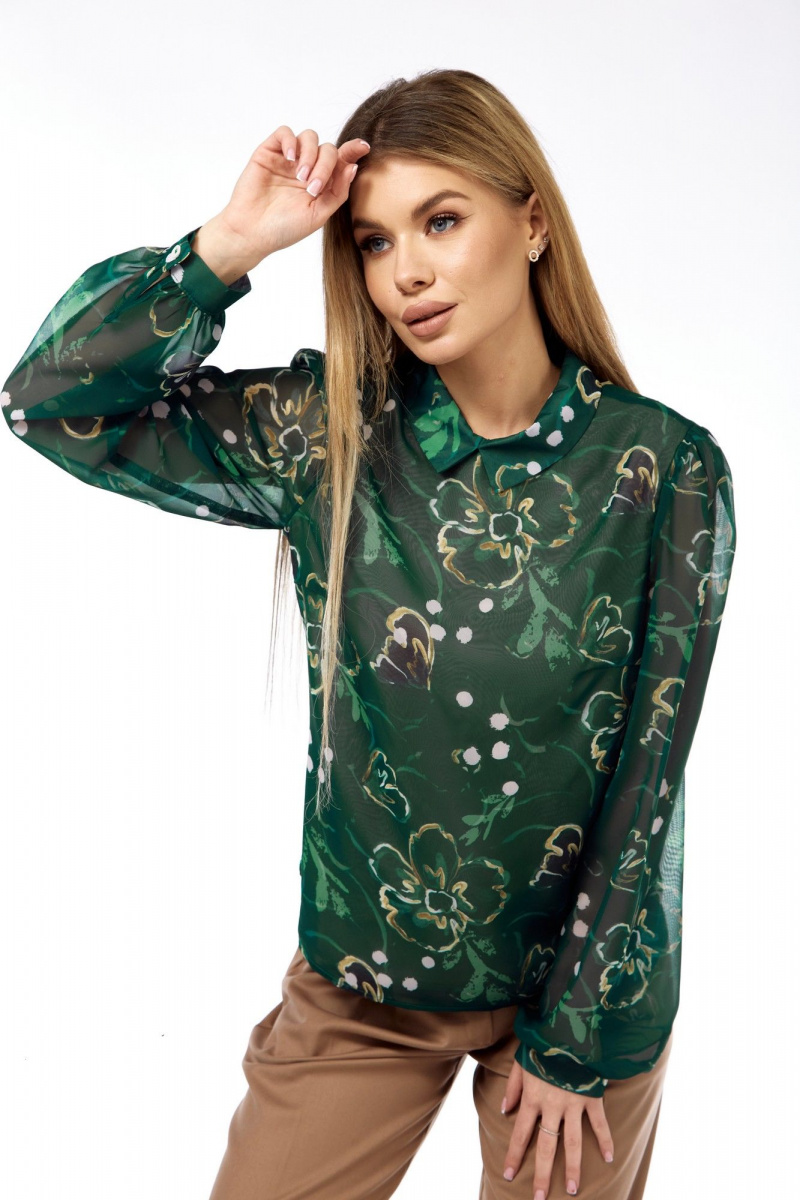 Блузы Talia fashion 439 зеленый