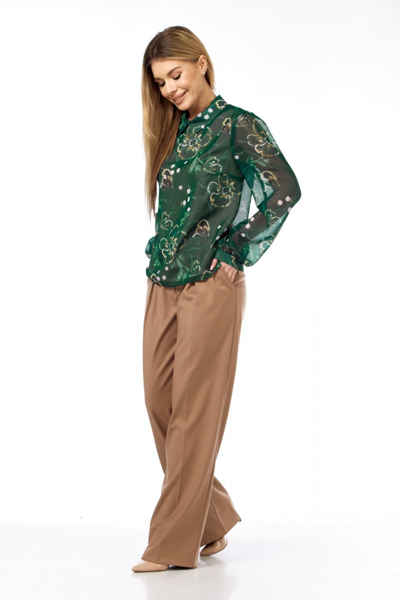 Блузы Talia fashion 439 зеленый