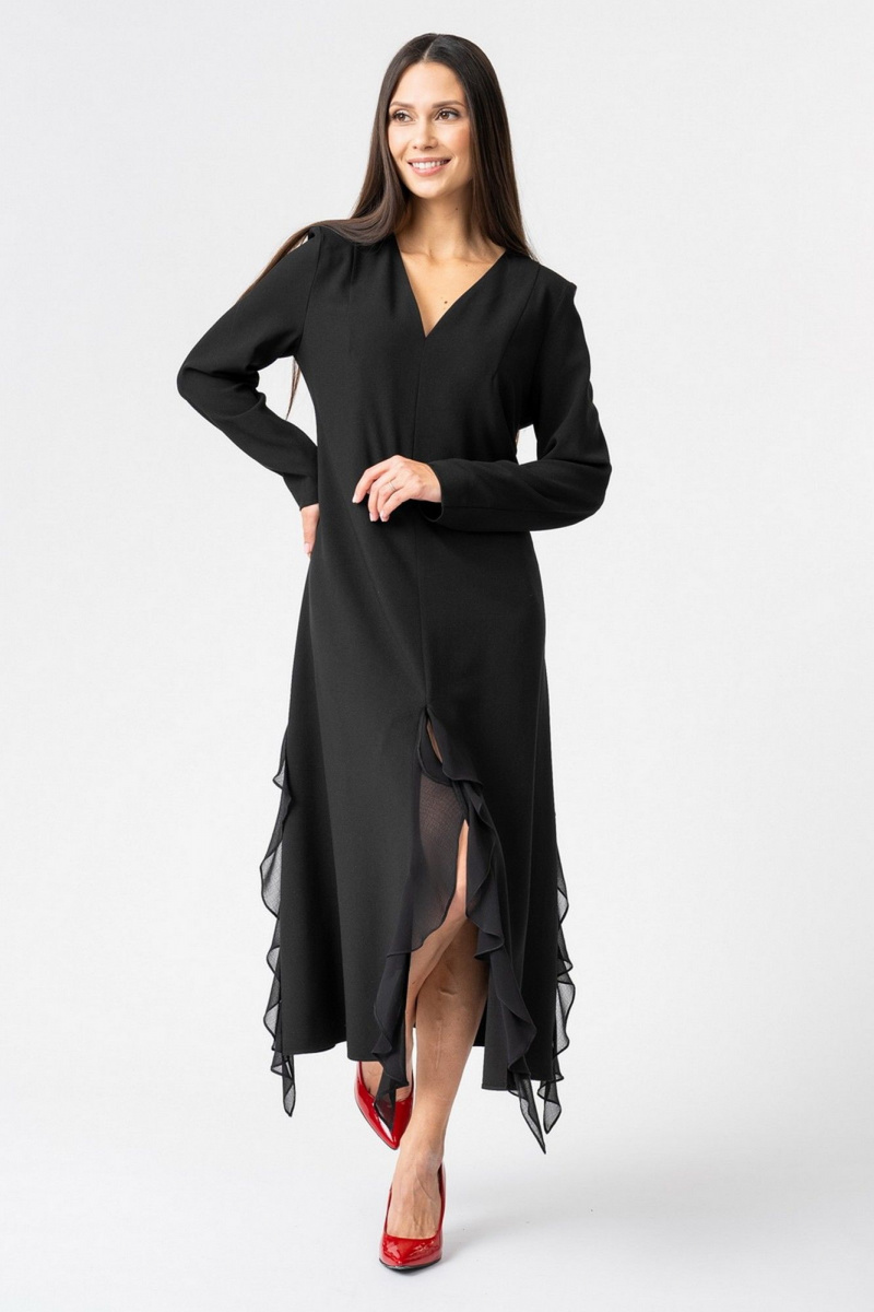 Платья FASHION CENTRE П-3915.170 чёрный