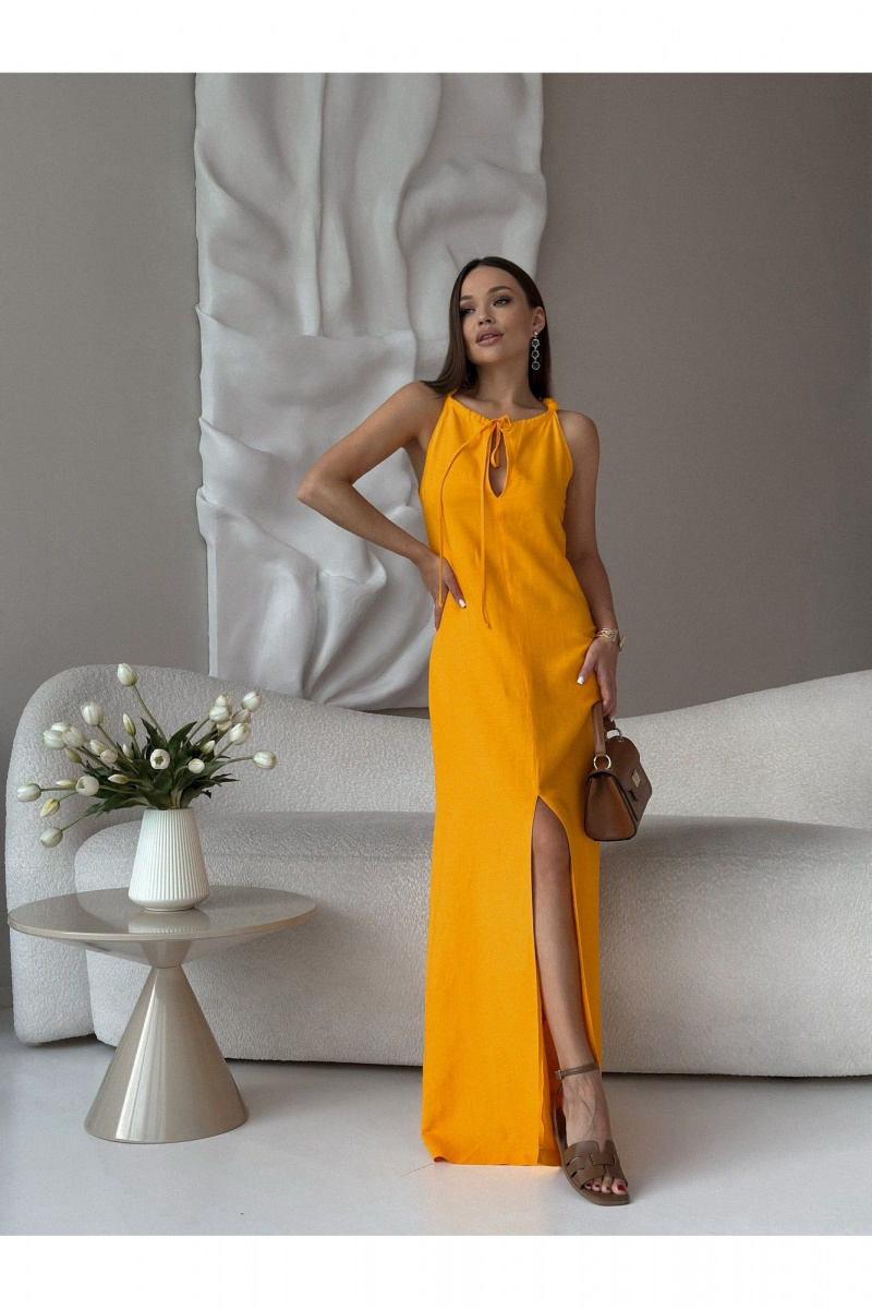Платья Dilana VIP 2032 апельсин