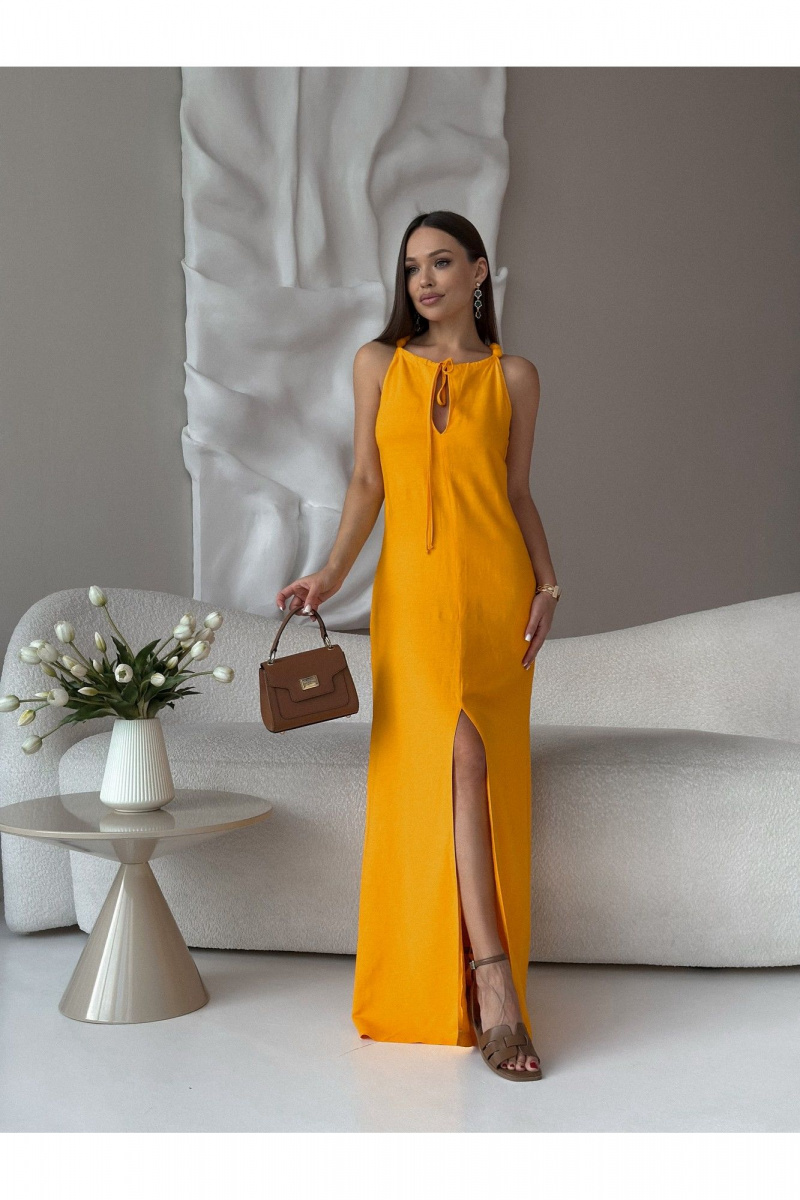 Платья Dilana VIP 2032 апельсин