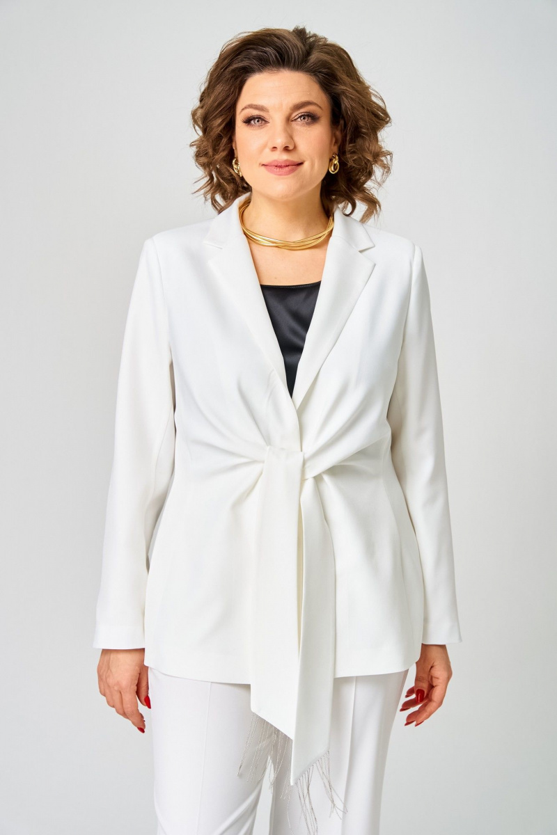 Брючный костюм ANASTASIA MAK 1259 кремовый