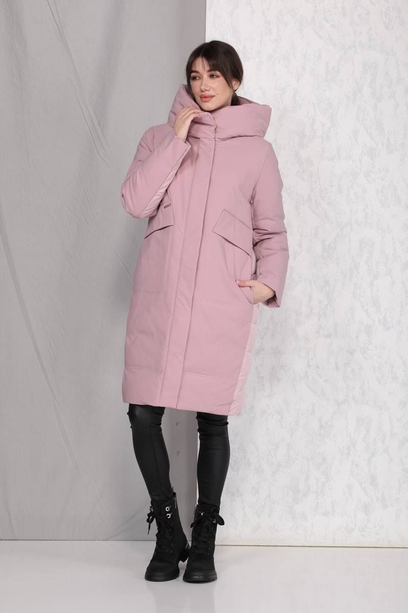 Женское пальто Beautiful&Free 4025 розовый