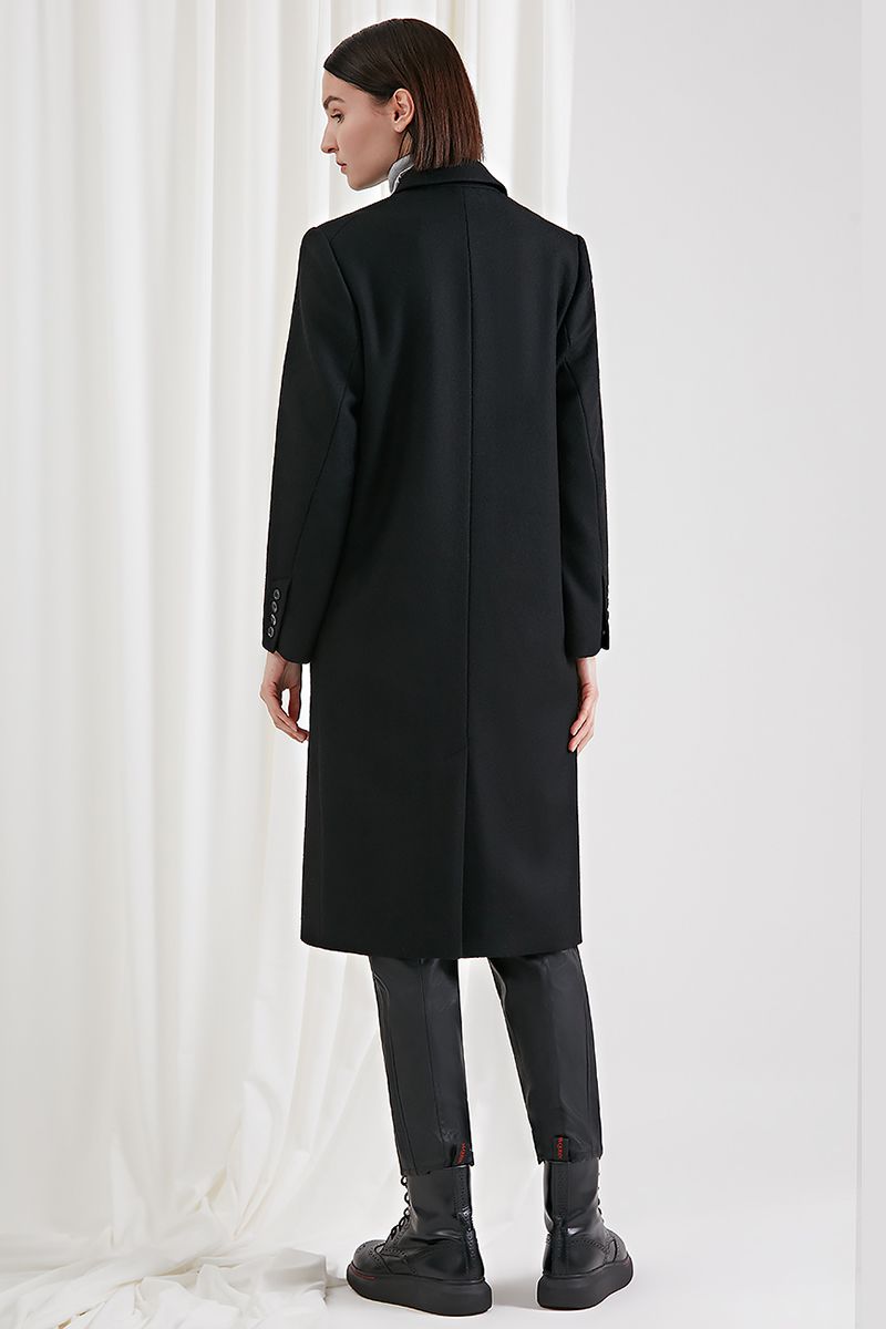 Женское пальто Moveri by Larisa Balunova 6199 черный