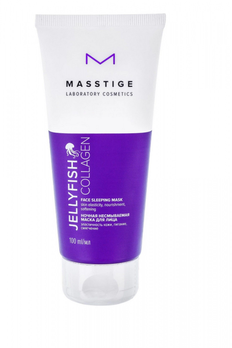 Кремы для лица Masstige JELLYFISH COLLAGEN Ночная несмываемая маска 100 мл
