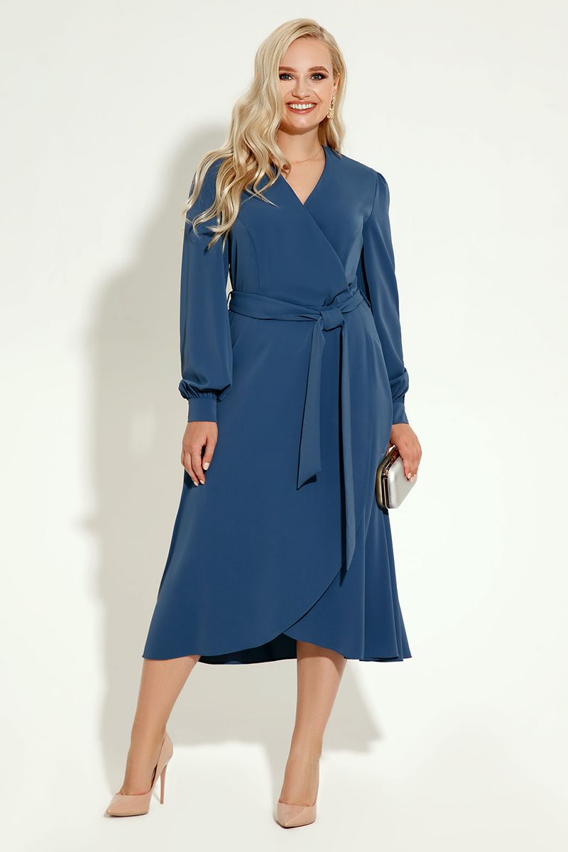 Платье Prio 8280z тёмно-голубой