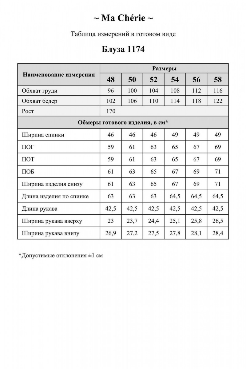 Блузы Ma Сherie 1174 темно-синий