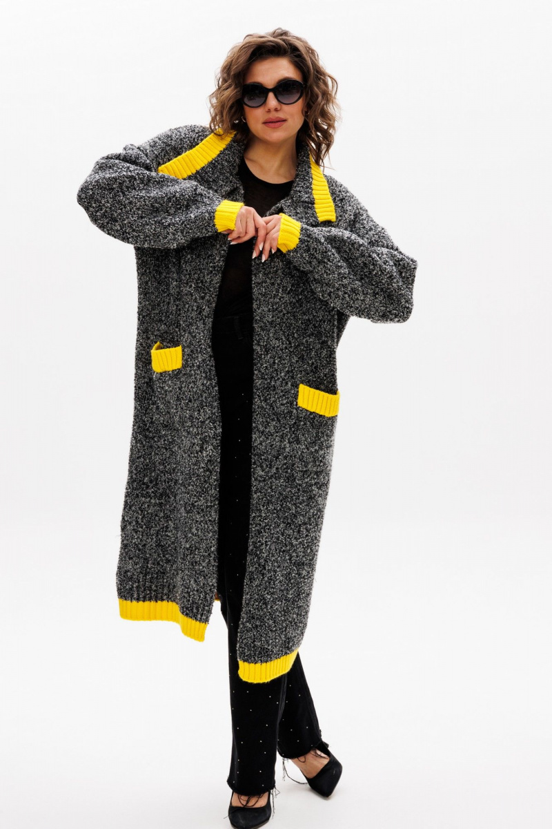 Кардиганы Michel chic 366 серый_меланж