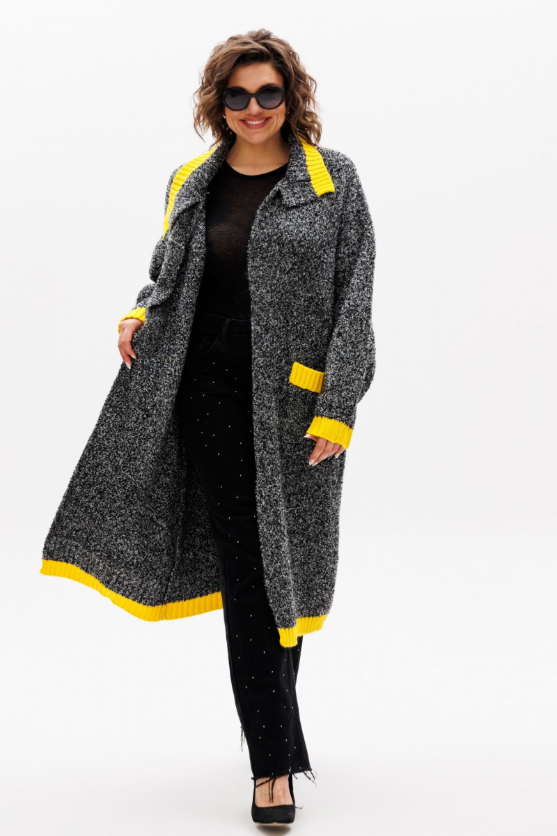 Кардиганы Michel chic 366 серый_меланж