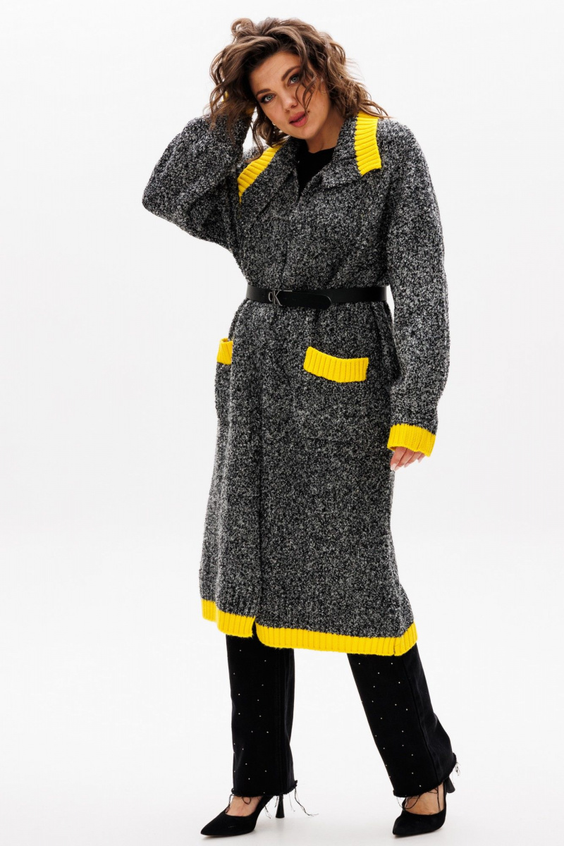 Кардиганы Michel chic 366 серый_меланж