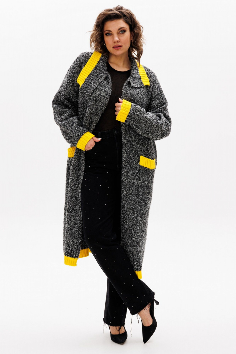 Кардиганы Michel chic 366 серый_меланж