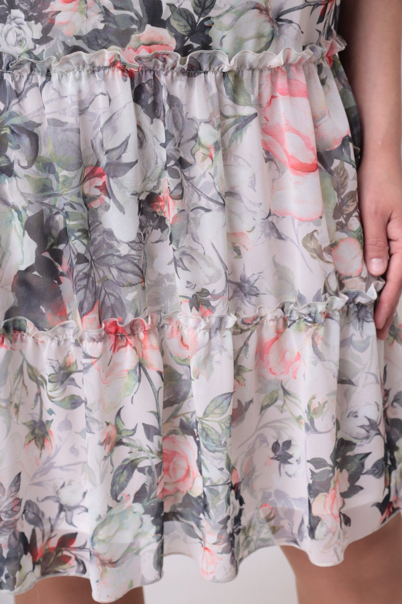Платья Moda Versal П2328 серо-розовый